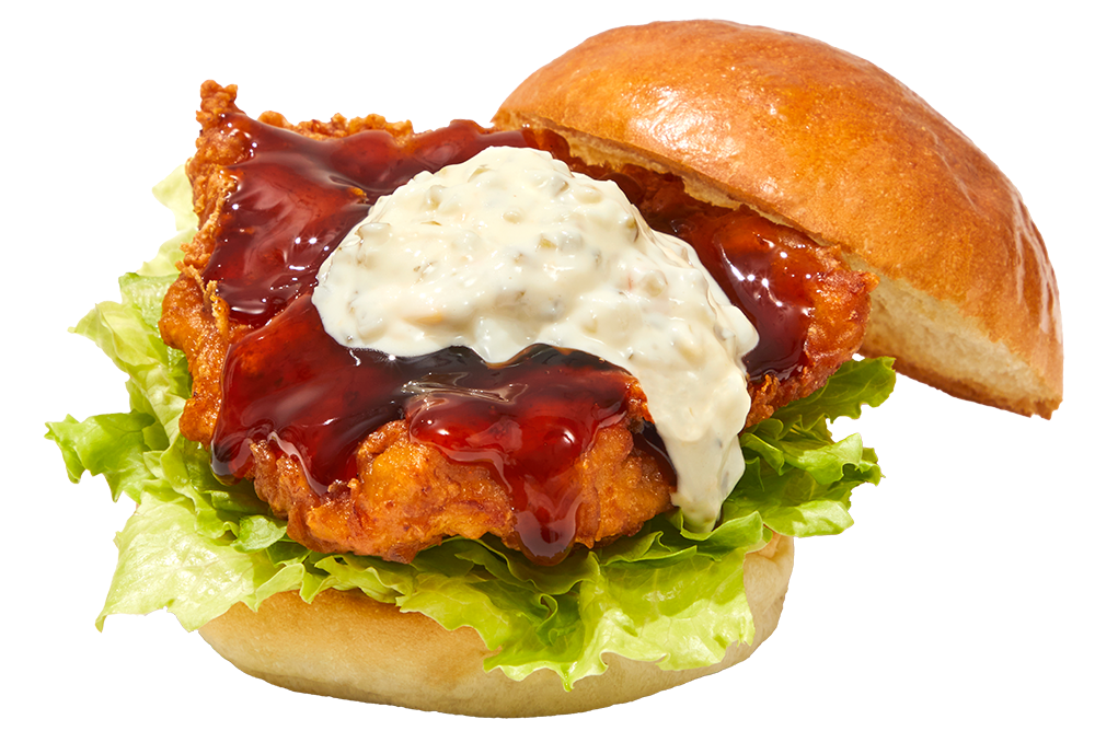 チキンフィレバーガー チーズトマト